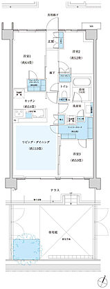 プラネスーペリア西東京緑町 間取り EIg