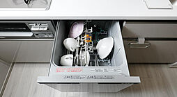 [食器洗い乾燥機（F、J、K、L、Mタイプのみ）] 約5人分を1度に洗浄、乾燥することができる大容量の食器洗い乾燥機です。※参考写真