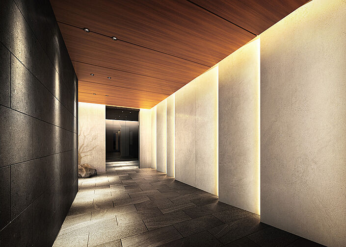 グラディス稲荷町リバークロス 共用部