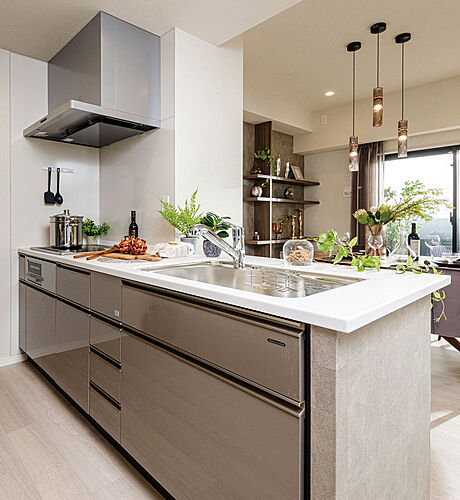 ポレスター福井浜町リバーテラス キッチン