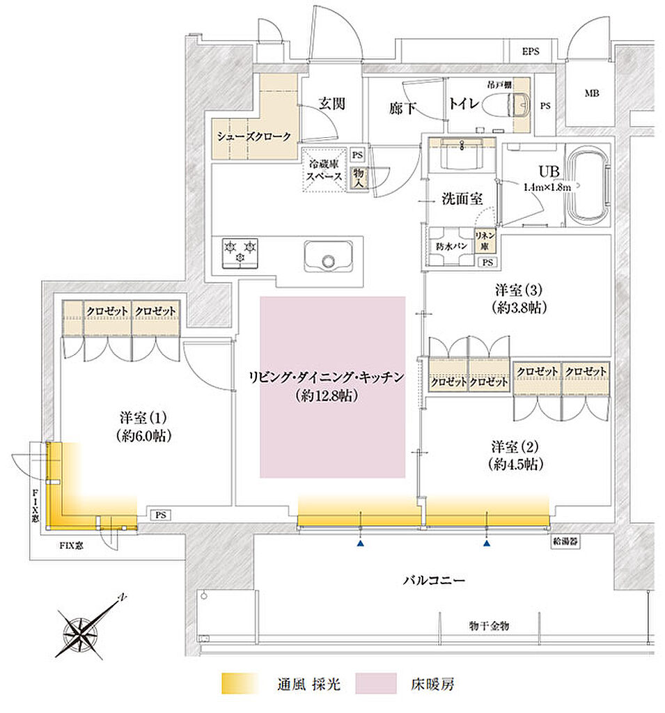 ポレスター千葉新宿 間取り C