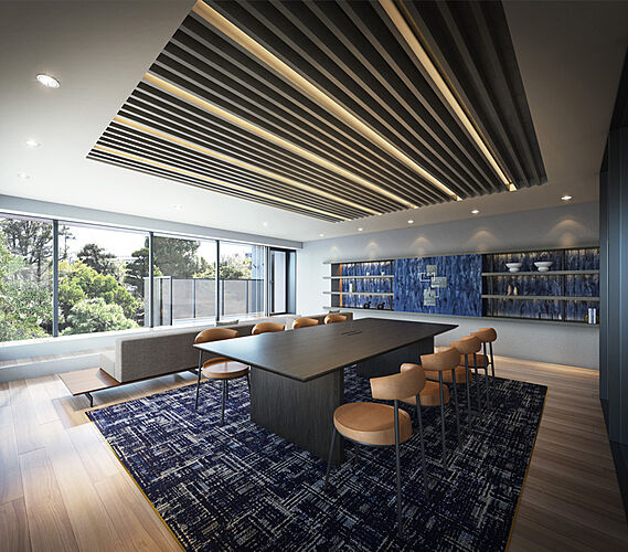 グラディス富山 碧ノ杜 ラウンジ完成予想図