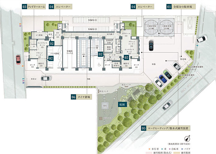 グラディス富山 碧ノ杜 共用部