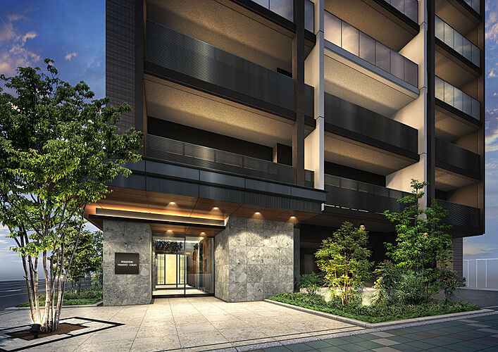 ポレスター大和中央 エントランスアプローチ完成予想図