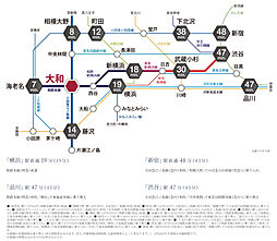 ポレスター大和中央 アクセス図
