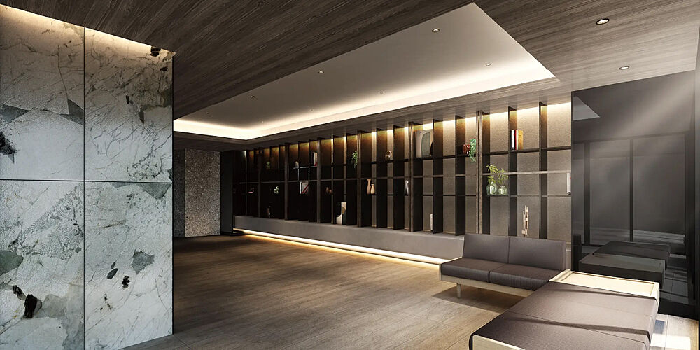 ポレスター立川 エントランスホール完成予想図