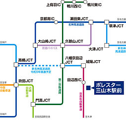 ポレスター三山木駅前 アクセス図