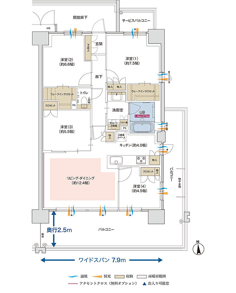 ポレスター佐久平駅南ガーデンテラス 間取り J