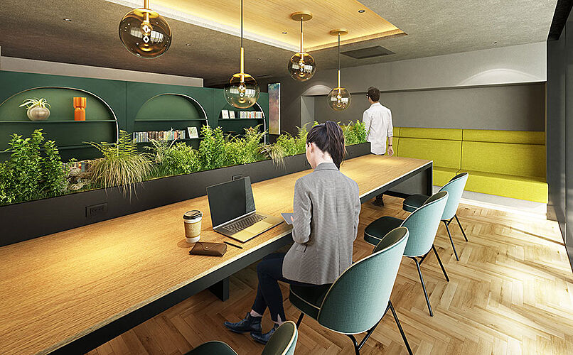 ＭＪＲ浦上ザ・レジデンス スタディラボ完成予想CG