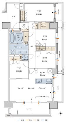 MJR鹿児島中央駅前ザ・レジデンス 間取り P