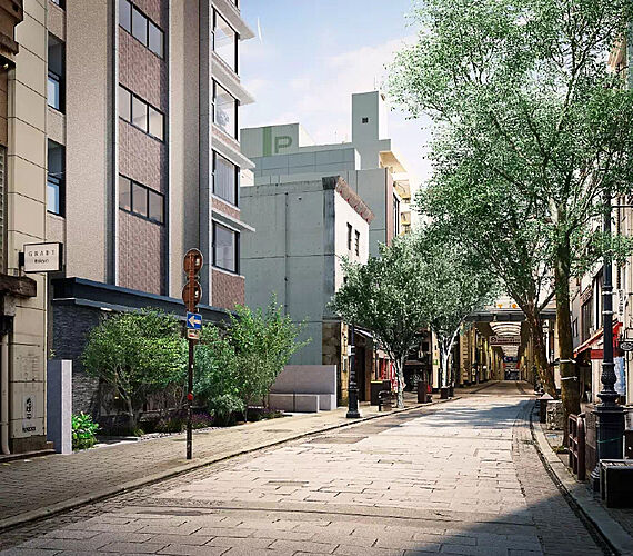 ザ・上通並木坂レジデンス 外観完成予想図