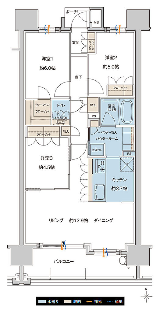 MJR大分D.C 間取り B