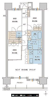 MJR大分D.C 間取り B