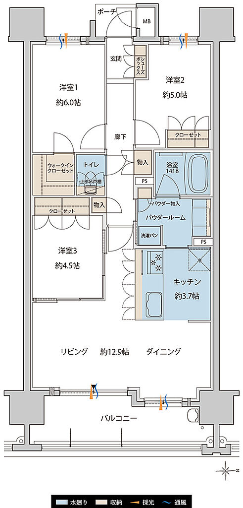 MJR大分D.C 間取り I