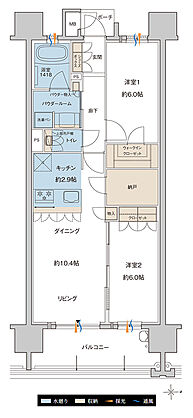 MJR大分D.C 間取り N