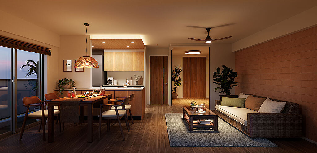 ファーネスト博多南駅グレイス リビング・ダイニング（Aタイプ）