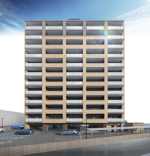 ファーネスト郡元レジデンス 外観完成予想CG