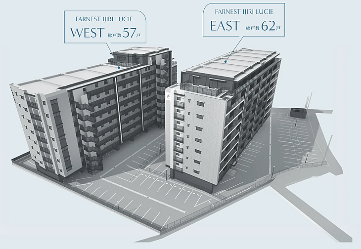 ファーネスト井尻ルシエEAST/WEST 共用部