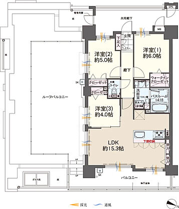 ファーネスト井尻ルシエEAST/WEST 間取り 【EAST】B1