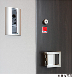 クリーンリバーフィネス学園前ミッドステージ セキュリティロック＆Wロック・防犯対策サムターンの玄関ドア