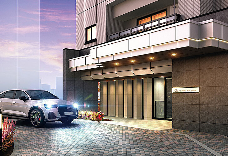 クレアホームズ フラン白石〈センタープレイス〉 エントランス完成予想CG