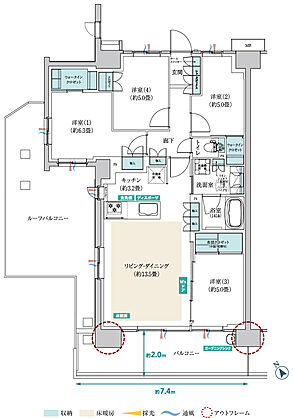 メイツ昭島 間取り B-Dr