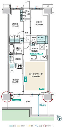 メイツ昭島 間取り B-Ht