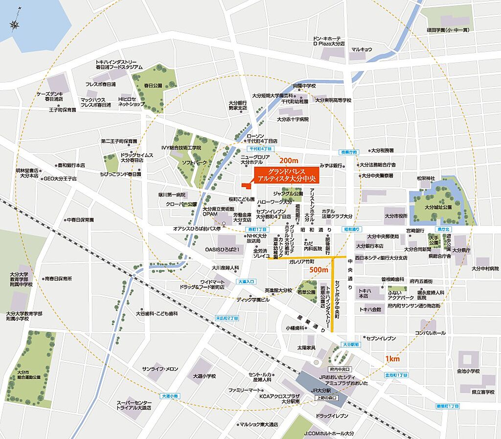 グランドパレスアルティスタ大分中央 大分県大分市寿町27番1大分駅の新築マンション 物件番号 の物件詳細 ニフティ不動産