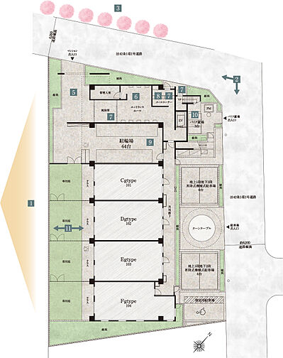プレシス西八王子リバーサイド 共用部