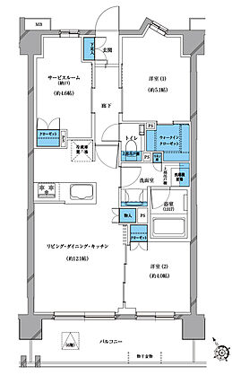 プレシス戸田公園ヴェルデ 間取り 【先着順】I