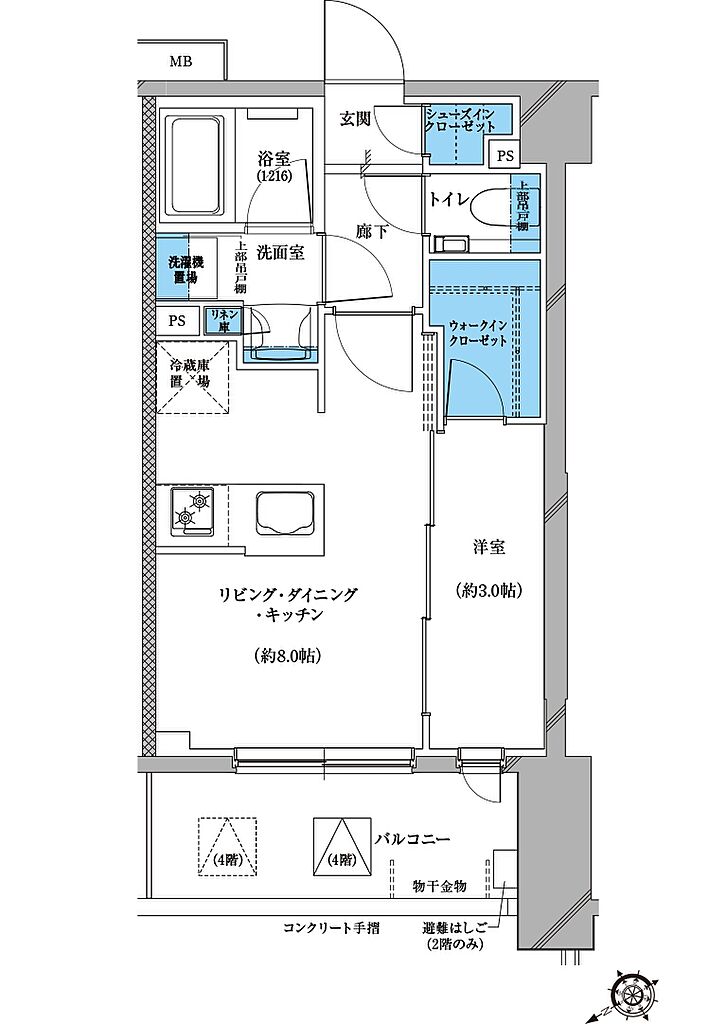 プレシス戸田公園ヴェルデ 間取り 【第3期1次】B