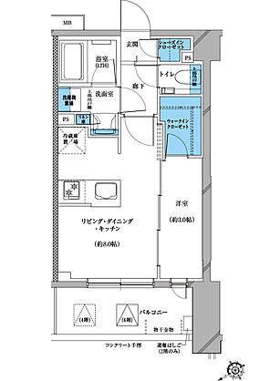 プレシス戸田公園ヴェルデ 間取り 【第3期1次】B