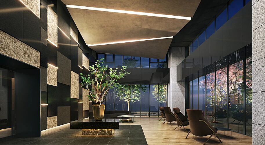 レグナスタワー新梅田 エントランスホール完成予想CG