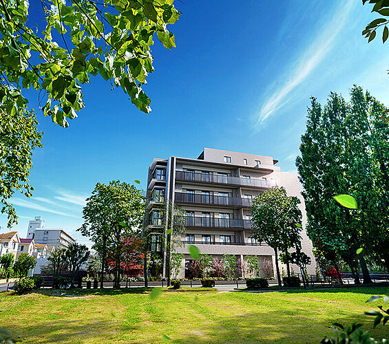 プレシス南流山パークフロント 外観完成予想CG※2