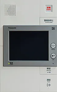 カラーモニター付多機能インターフォン