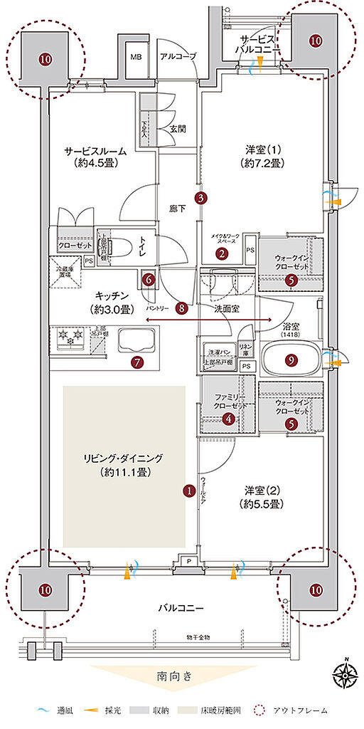 ランカ川越通町 間取り C