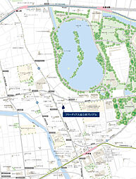 フリーディア大濠公園プレミアム 現地案内図