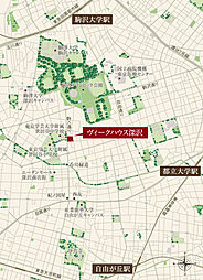 ヴィークハウス深沢 現地案内図