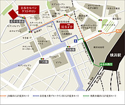 セルアージュ横濱和田町 モデルルーム案内図