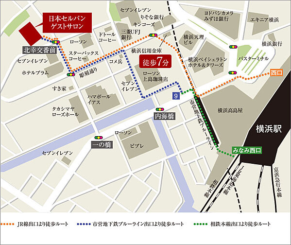 セルアージュ横濱和田町 モデルルーム案内図