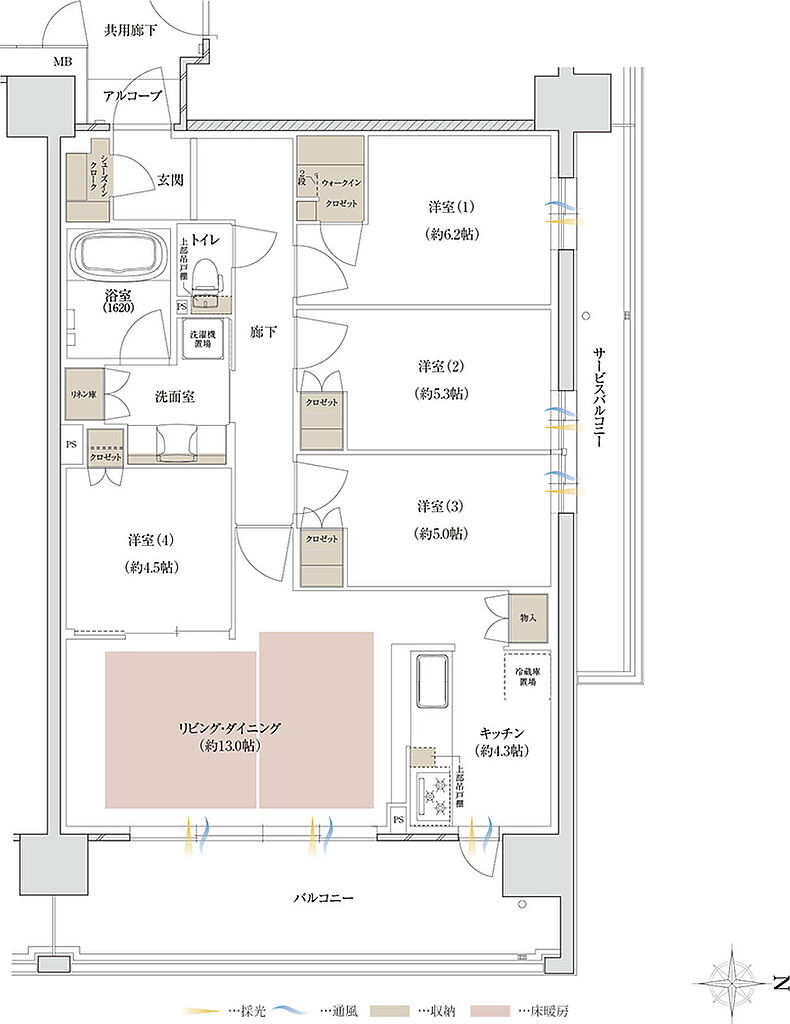 関西圏最大級・JR新快速停車駅・駅徒歩1分プロジェクト 間取り X