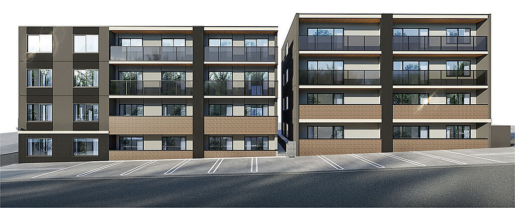 アイムテラス福住 外観完成予想CG