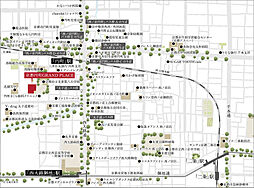 京都円町GRAND PLACE（グランプレイス） 現地案内図