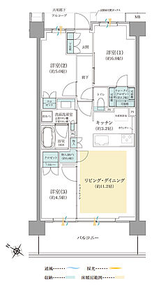 ジオ板橋浮間舟渡 間取り G8