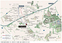 ジオ深沢七丁目 現地案内図