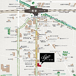 ジオ三鷹下連雀 現地案内図