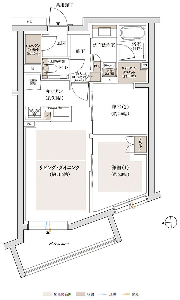 ジオ学芸大学 間取り G