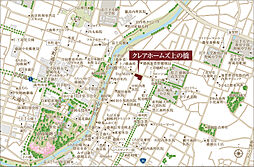 クレアホームズ上の橋 現地案内図