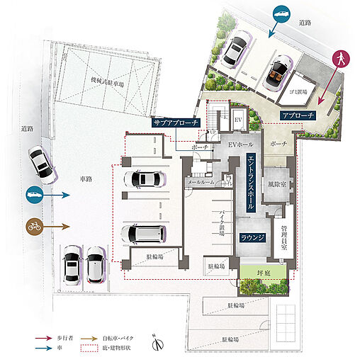 オーヴィジョン朝倉街道駅前 共用部