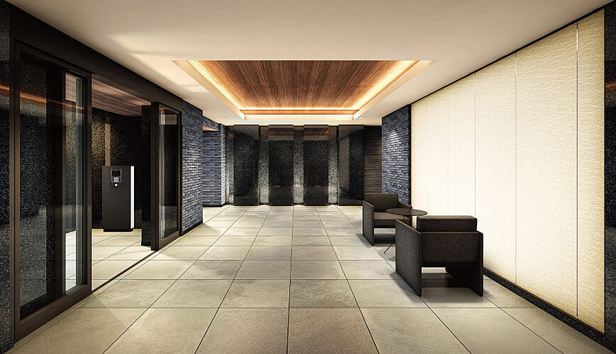 ロイヤルガーデン高松駅南弐番館 エントランスホール完成予想図